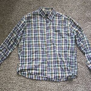 Men's Multicolor Plaid Shirt